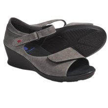Wolky Ardor Wedge Sandals (For Women) in Steel Nubuck - Closeouts