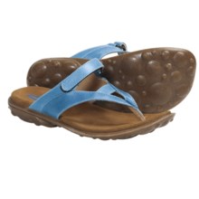 Wolky Heaven Sandals - Leather (For Women) in Avid Blue 2 Tone - Closeouts