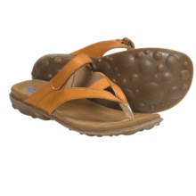 Wolky Heaven Sandals - Leather (For Women) in Orange 2 Tone - Closeouts