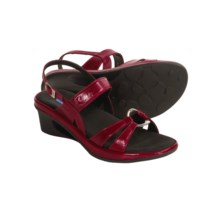 Wolky La-Di-Da Sandals - Leather (For Women) in Red - Closeouts