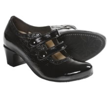 Wolky Waltz 2-Strap Shoes - Patent Leather (For Women) in Black Patent - Closeouts
