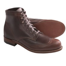 Wolverine 1000 Mile Addison Wingtip Boots - Factory 2nds, Leather (For Men) in Brown - 2nds