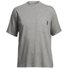 Wolverine Mason Pocket T-Shirt - Interlock Jersey Cotton, Short Sleeve (For Men) in Ash - Closeouts