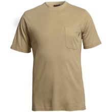 Wolverine Mason Pocket T-Shirt - Interlock Jersey Cotton, Short Sleeve (For Men) in Khaki - Closeouts