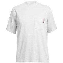 Wolverine Mason Pocket T-Shirt - Interlock Jersey Cotton, Short Sleeve (For Men) in White - Closeouts