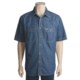 Wolverine Rivet Denim Shirt - Short Sleeve (For Men)