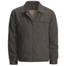 Wolverine Upland Attendant Jacket - Cotton Twill, Sherpa Lined (For Men) in Bison - Closeouts