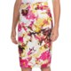 Womyn Floral Pencil Skirt - Stretch Cotton (For Women)