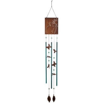 Woodstock Chimes Victorian Garden Rabbit Chime - 52" in See Photo