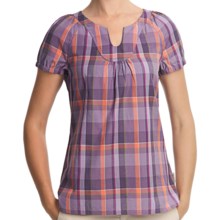 Woolrich Amaryllis Shirt - Organic Cotton, Short Sleeve (For Women) in Wisteria - Closeouts