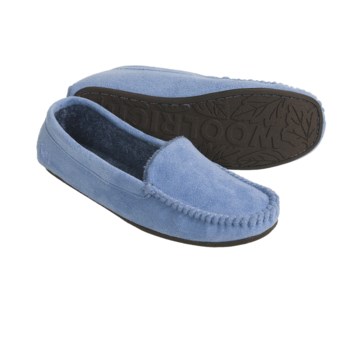 Woolrich Ambridge Moc Slippers - Microsuede (For Women) in Blue