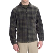 Woolrich Andes Fleece Plaid Jacket (For Men) in Onyx Heather - Closeouts