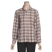 Woolrich Ansley Plaid Shirt - UPF 30+, Long Roll-Up Sleeve (For Women) in Melon Multi - Closeouts