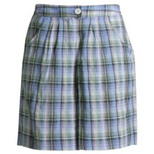 Woolrich Ansley Plaid Shorts - UPF 30+ (For Women) in Bleached Denim Multi - Closeouts