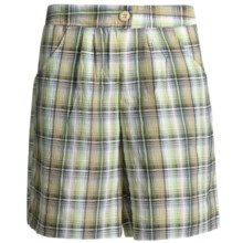 Woolrich Ansley Plaid Shorts - UPF 30+ (For Women) in Lichen Multi - Closeouts