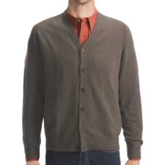 Woolrich Atlas Cardigan Sweater (For Men) in Dark Shale Heather