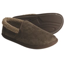 Woolrich Basin Corduroy Slippers (For Men) in Light Sage - Closeouts
