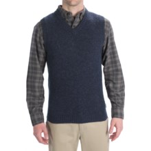 Woolrich Beacon Sweater Vest - Shetland Wool (For Men) in Deep Indigo - Closeouts