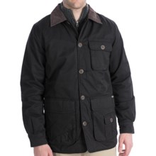 Woolrich Blacktail Coat - Waxed Twill (For Men) in Black - Closeouts