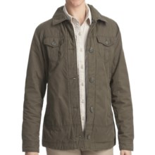 Woolrich Blacktail Jacket - Peached Twill (For Women) in Dark Shale - Closeouts