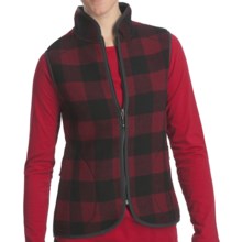 Woolrich Bristol Wool Vest (For Women) in Red/Black Plaid - Closeouts