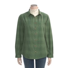 Woolrich Brookhaven Shirt - Textured Cotton Dobby, Long Sleeve (For Women) in Spruce - Closeouts