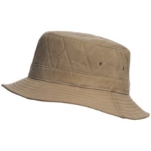 Woolrich Bucket Hat - Cotton Oilcloth (For Men) in Tan - Closeouts