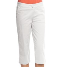 Woolrich Campbell Falls Twill Clam Digger Pants - Stretch Slub Cotton (For Women) in White - Closeouts