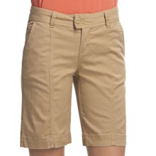 Woolrich Campbell Falls Twill Shorts - Stretch Cotton Slub (For Women) in Light Wheat - Closeouts