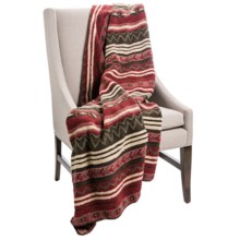 Woolrich Cedar Run Throw Blanket - Berber  in Stripe Geometric - Closeouts