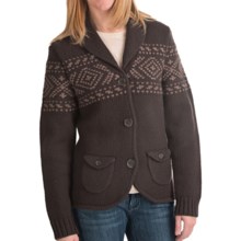 Woolrich Chester Valley Sweater - Lambswool (For Women) in Dark Roast - Closeouts
