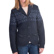 Woolrich Chester Valley Sweater - Lambswool (For Women) in Deep Indigo - Closeouts