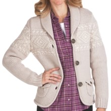 Woolrich Chester Valley Sweater - Lambswool (For Women) in Stone - Closeouts
