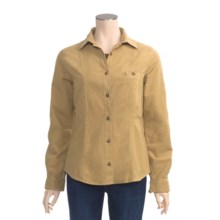 Woolrich Cotton Chamois Shirt - Button Front, Long Sleeve (For Women) in Dark Caramel Heather - Closeouts