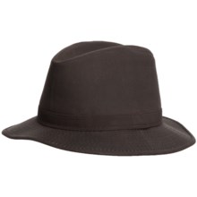 Woolrich Cotton Oilcloth Safari Hat - Hidden Ear Flaps (For Men) in Brown - Closeouts