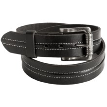 Woolrich Crawford Belt - Leather (For Men) in Black - Closeouts