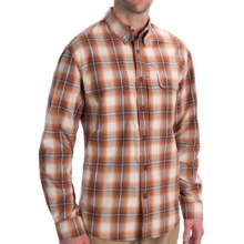 Woolrich Cross Country Pattern Tech Shirt - UPF 40+, Roll-Up Long Sleeve (For Men) in Woodchip - Closeouts