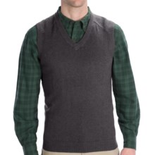 Woolrich Departure Sweater Vest (For Men) in Charcoal Heather - Closeouts