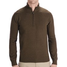 Woolrich Departure Sweater - Zip Neck, Long Sleeve (For Men) in Dark Loden Heather - Closeouts