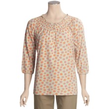 Woolrich Desert Flower Printed Shirt - 3/4 Sleeve (For Women) in Stone - Closeouts