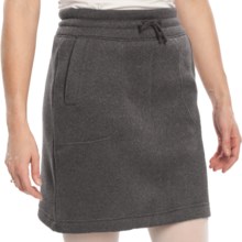 Woolrich Doe Sweater Fleece Skirt (For Women) in Onyx Heather - Closeouts