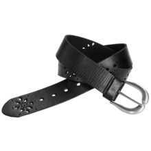 Woolrich Dushane Belt - Leather (For Women) in Black - Closeouts