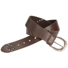 Woolrich Dushane Belt - Leather (For Women) in Brown - Closeouts