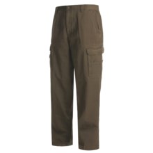 Woolrich Eagle View Cargo Pants - Peached Cotton Canvas (For Men) in Saddle - Closeouts