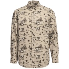 Woolrich Eagleton Trail Shirt - Long Sleeve (For Men) in British Tan Dogs - Closeouts