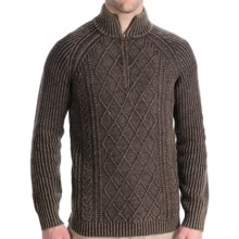 Woolrich Edgewood Sweater - Lambswool, Zip Neck, Long Sleeve (For Men) in Wood Heather - Closeouts