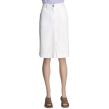 Woolrich Fairwinds Embroidered Denim Skirt (For Women) in White - Closeouts