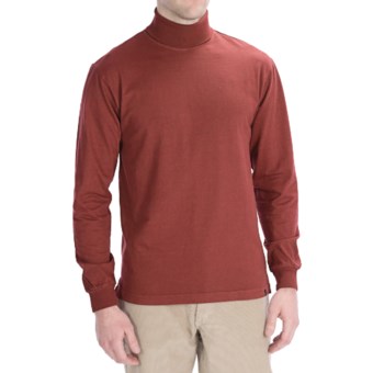 Woolrich First Fork Cotton Turtleneck - Long Sleeve (For Men) in Lava