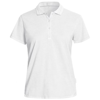 Woolrich First Fork Lace Polo Shirt - Short Sleeve (For Women) in White