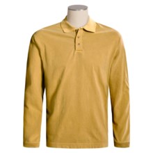 Woolrich First Forks Polo Shirt - Long Sleeve (For Men) in Mustard - Closeouts